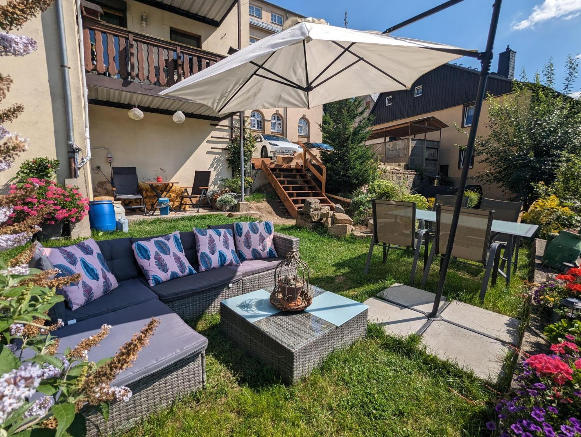Hw4B - Urlaubsmagie - Zentral Mit Gemeinschaftsgarten, -Pool, -Sauna & Whirlpool Sebnitz Eksteriør bilde