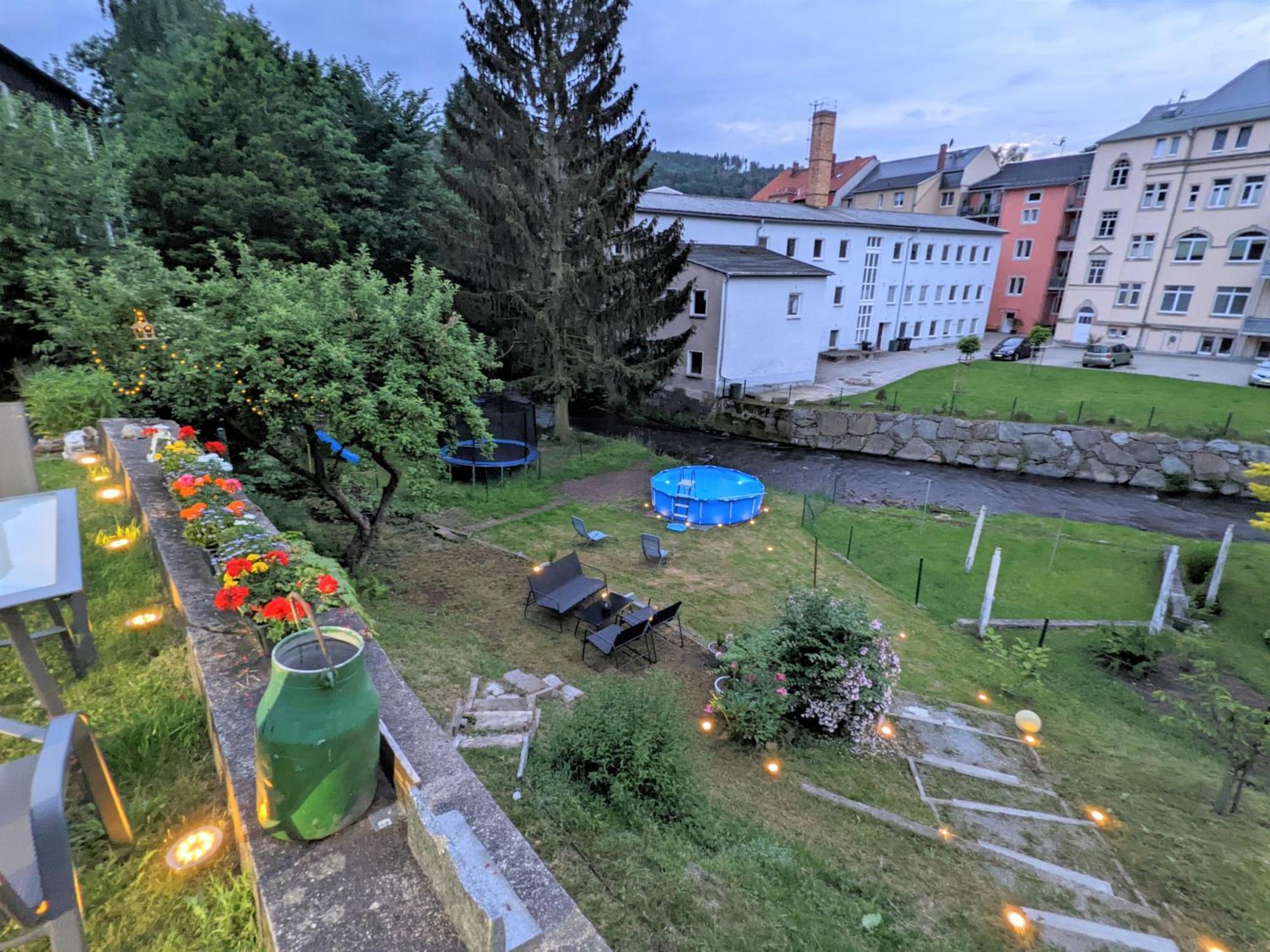 Hw4B - Urlaubsmagie - Zentral Mit Gemeinschaftsgarten, -Pool, -Sauna & Whirlpool Sebnitz Eksteriør bilde