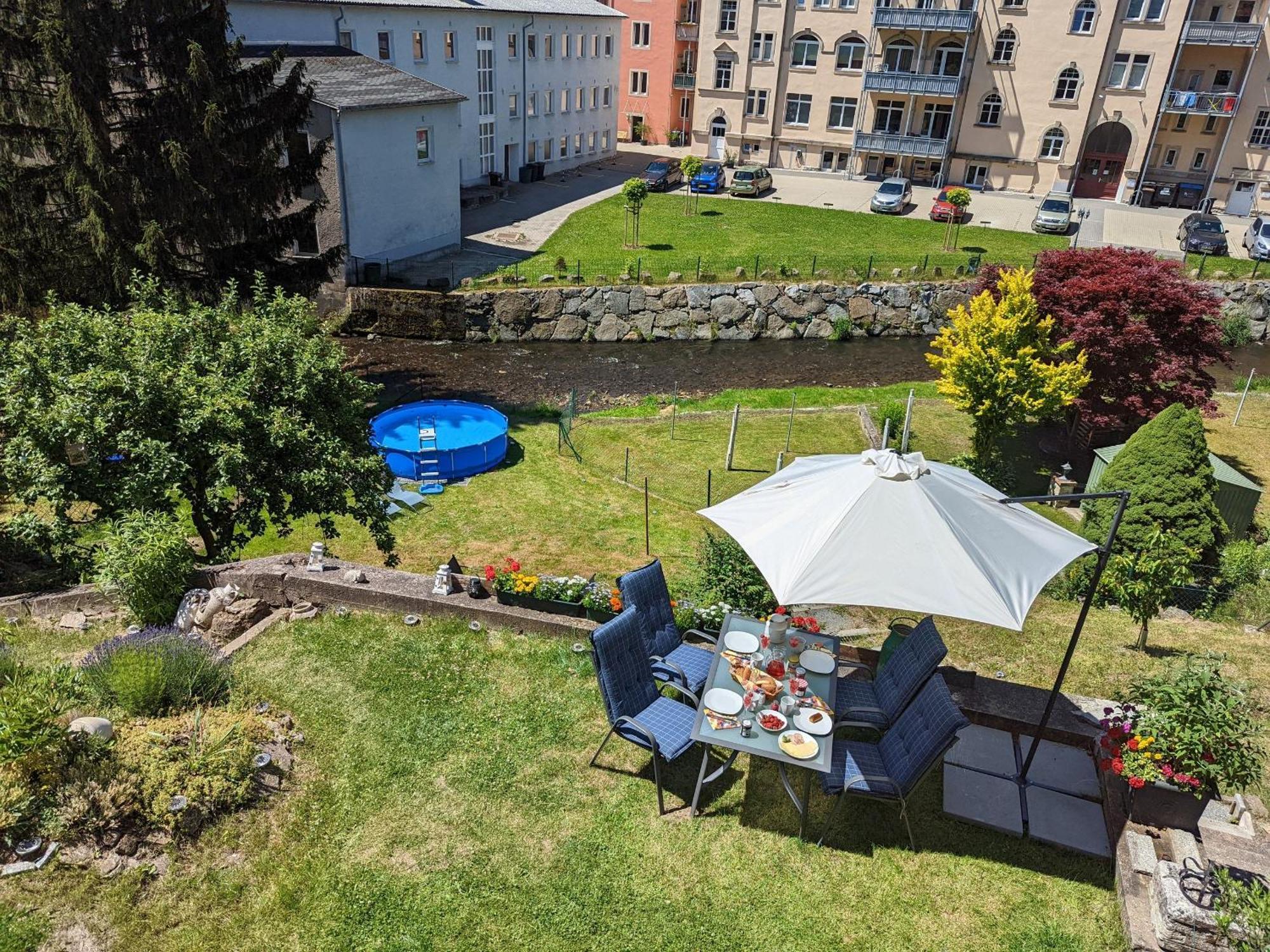 Hw4B - Urlaubsmagie - Zentral Mit Gemeinschaftsgarten, -Pool, -Sauna & Whirlpool Sebnitz Eksteriør bilde