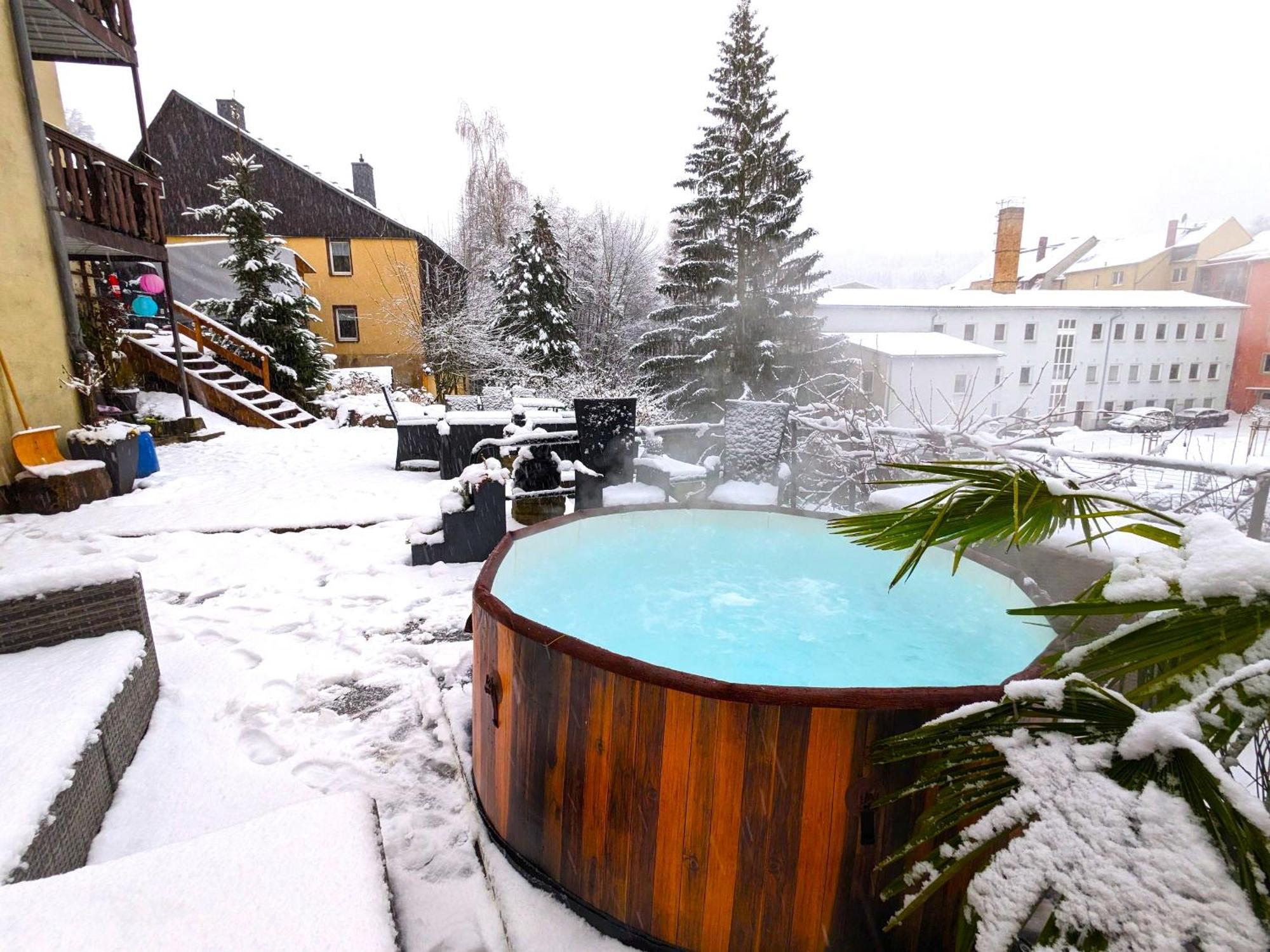 Hw4B - Urlaubsmagie - Zentral Mit Gemeinschaftsgarten, -Pool, -Sauna & Whirlpool Sebnitz Eksteriør bilde