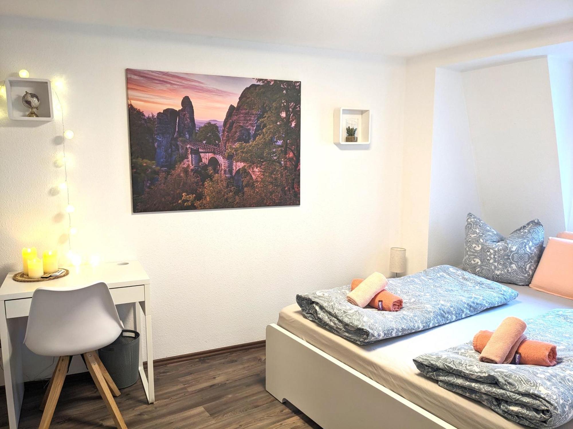 Hw4B - Urlaubsmagie - Zentral Mit Gemeinschaftsgarten, -Pool, -Sauna & Whirlpool Sebnitz Eksteriør bilde